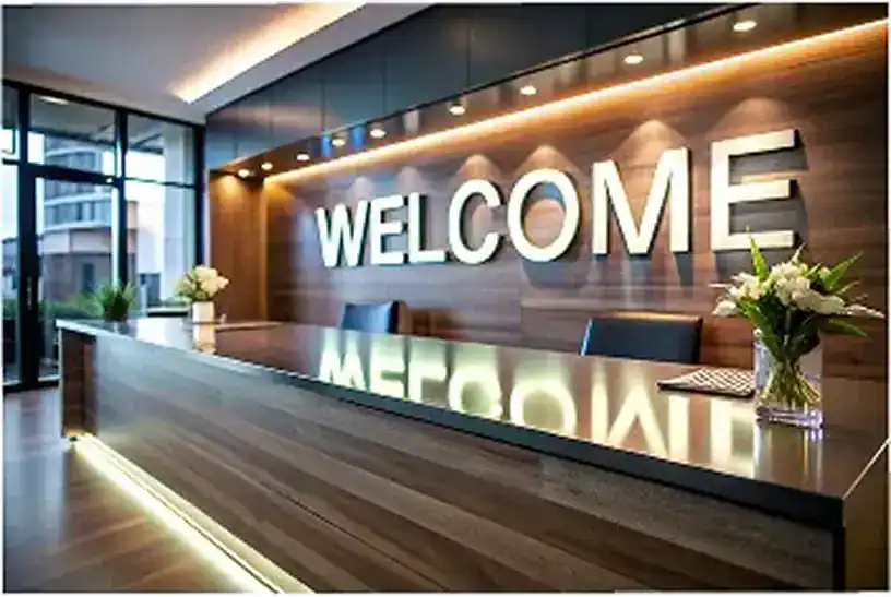 Attractive Custom Lobby Signs
